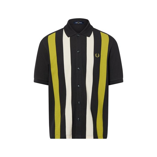 Fred Perry Męska koszulka polo Mężczyźni Bawełna błotnisty w paski ze sklepu vangraaf w kategorii T-shirty męskie - zdjęcie 187613949