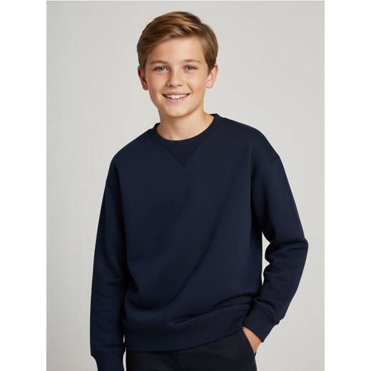 Sinsay - Bluza crewneck - granatowy ze sklepu Sinsay w kategorii Bluzy chłopięce - zdjęcie 187615318