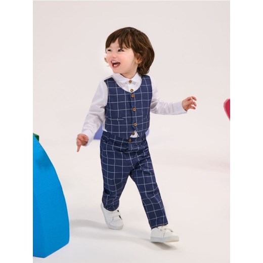 Sinsay - Komplet tkaninowy - granatowy ze sklepu Sinsay w kategorii Odzież dla niemowląt - zdjęcie 187615347