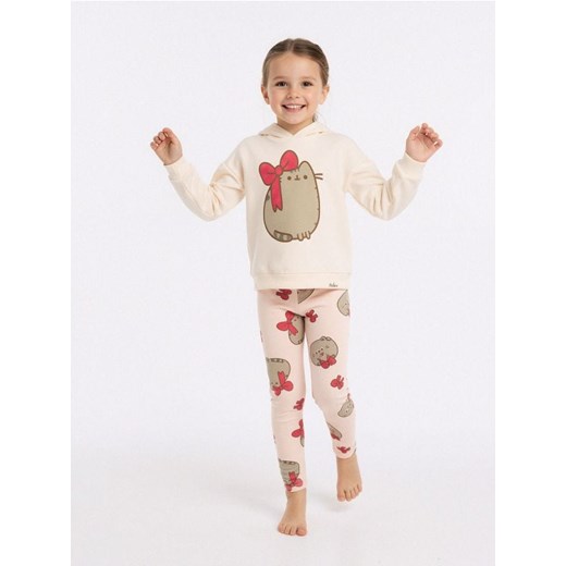 Sinsay - Komplet: bluza i legginsy Pusheen the Cat - wielobarwny ze sklepu Sinsay w kategorii Komplety dziewczęce - zdjęcie 187615435