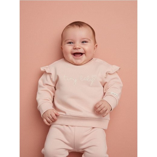 Sinsay - Bluza crewneck - różowy ze sklepu Sinsay w kategorii Bluzy i swetry - zdjęcie 187615456