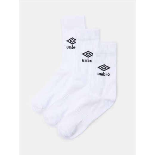 Sinsay - Skarpetki 3 pack Umbro - biały ze sklepu Sinsay w kategorii Skarpetki męskie - zdjęcie 187615468