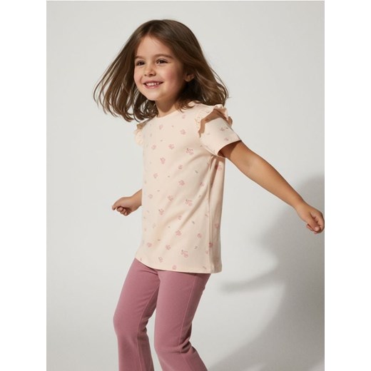 Sinsay - Bawełniana koszulka - wielobarwny ze sklepu Sinsay w kategorii Bluzki dziewczęce - zdjęcie 187615479