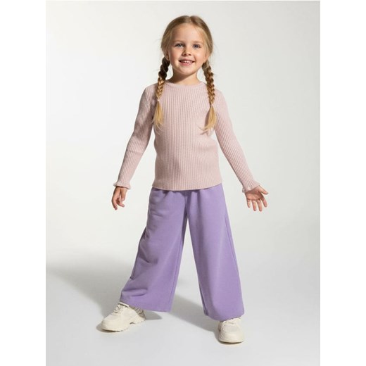 Sinsay - Prążkowany sweter - różowy ze sklepu Sinsay w kategorii Swetry dziewczęce - zdjęcie 187615556