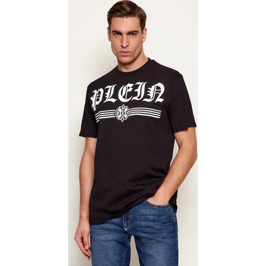 Philipp Plein T-shirt Gothic Plein | Regular Fit ze sklepu Gomez Fashion Store w kategorii T-shirty męskie - zdjęcie 187616396