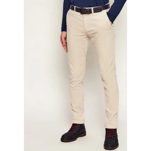 Gant Sztruksowe spodnie chino CORD | Slim Fit ze sklepu Gomez Fashion Store w kategorii Spodnie męskie - zdjęcie 187616418