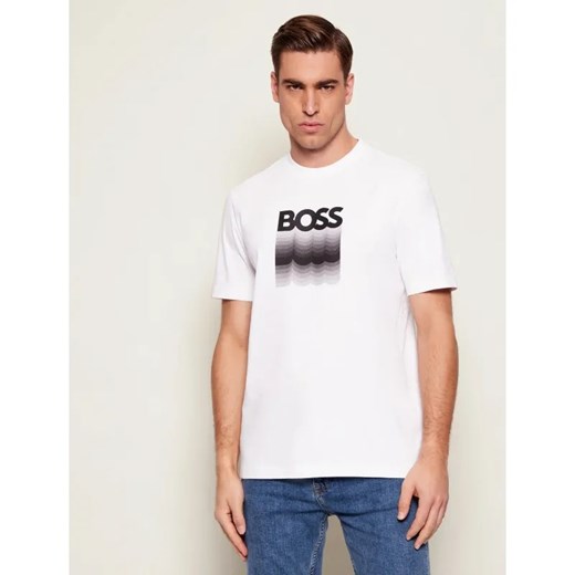 BOSS ORANGE T-shirt Te_Insignia | Regular Fit ze sklepu Gomez Fashion Store w kategorii T-shirty męskie - zdjęcie 187616425
