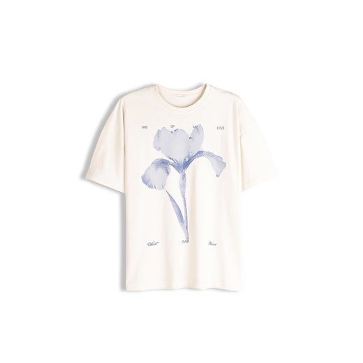 GATE Bawełniana koszulka z nadrukiem 34 ze sklepu gateshop w kategorii Bluzki damskie - zdjęcie 187616879