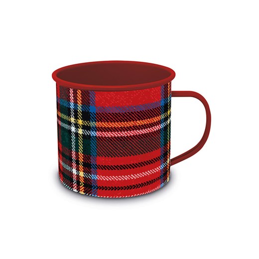 ppd Kubek jumbo &quot;Check Happy&quot; w kolorze czerwonym - 400 ml ze sklepu Limango Polska w kategorii Naczynia - zdjęcie 187617155