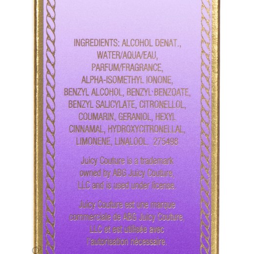 Juicy Couture Pretty in Purple - EDT - 75 ml Juicy Couture onesize okazja Limango Polska