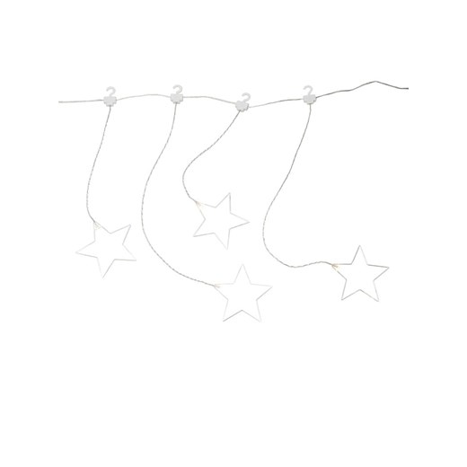 Konstsmide Zasłona świetlna LED &quot;Stars&quot; w kolorze ciepłej bieli - 59 x 105 cm ze sklepu Limango Polska w kategorii Oświetlenie - zdjęcie 187617507