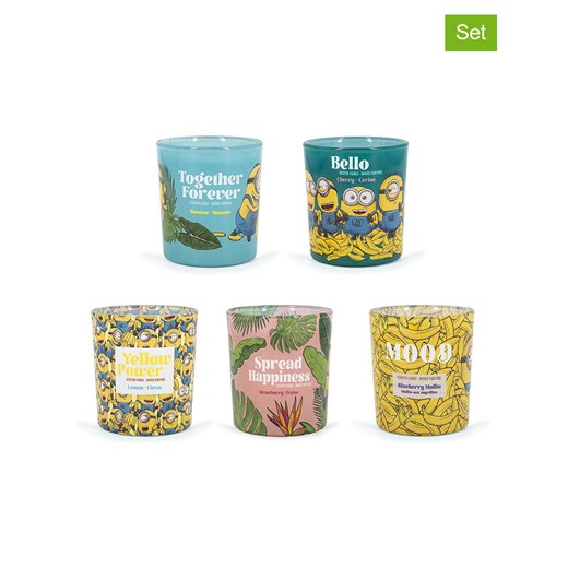 Minions Świece zapachowe (5 szt.) &quot;Minions&quot; ze sklepu Limango Polska w kategorii Świece i dyfuzory - zdjęcie 187617635