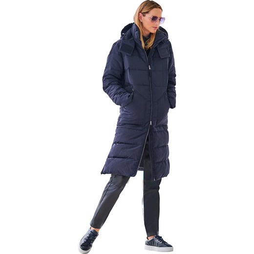 Heine Płaszcz pikowany w kolorze granatowym ze sklepu Limango Polska w kategorii Kurtki damskie - zdjęcie 187618046