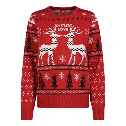 Sublevel Sweter w kolorze czerwonym ze sklepu Limango Polska w kategorii Swetry damskie - zdjęcie 187618049