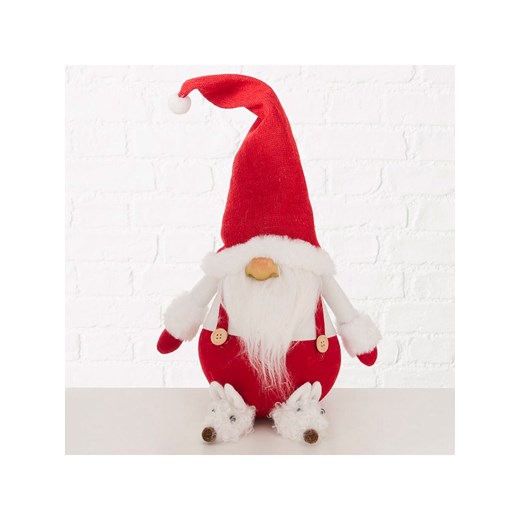 Boltze Figurka dekoracyjna &quot;Snugly&quot; w kolorze czerwono-białym - wys. 50 cm ze sklepu Limango Polska w kategorii Dekoracje - zdjęcie 187618067