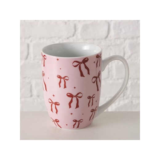 Boltze Kubek jumbo &quot;Boucle&quot; w kolorze jasnoróżowo-czerwonym - 330 ml ze sklepu Limango Polska w kategorii Naczynia - zdjęcie 187618079