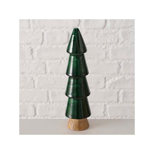 Boltze Dekoracja &quot;Freya&quot; w kolorze ciemnozielonym - wys. 18,5 cm ze sklepu Limango Polska w kategorii Dekoracje - zdjęcie 187618115