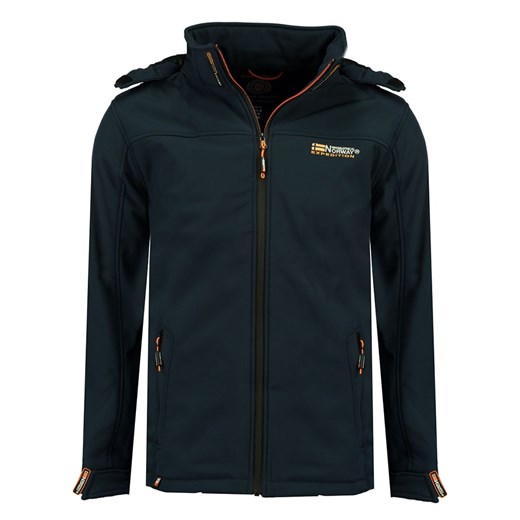 Geographical Norway Kurtka softshellowa &quot;Takeni&quot; w kolorze granatowym ze sklepu Limango Polska w kategorii Kurtki chłopięce - zdjęcie 187619878