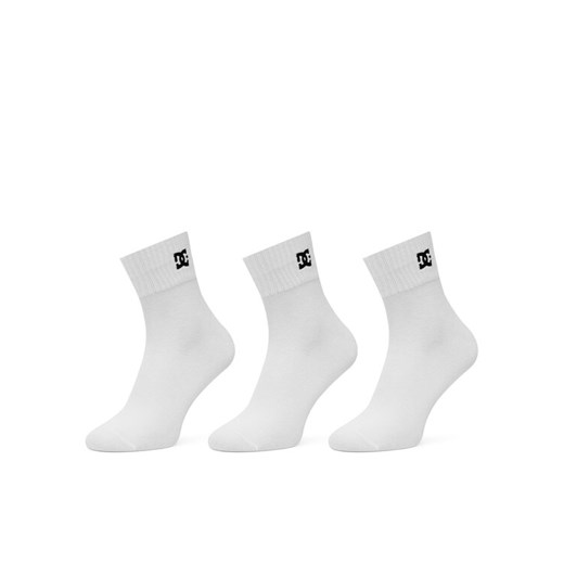 Skarpety długie DC Shoes AS_DC_01Z_SS25 (3-PACK) Biały ze sklepu eobuwie.pl w kategorii Skarpetki męskie - zdjęcie 187620406