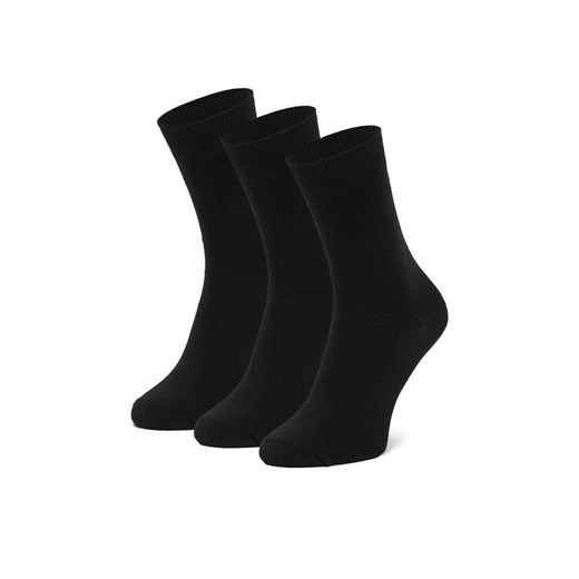 Skarpety długie Nine West CEO_LA_NW_17283_W_AW25 (3-PACK) Czarny ze sklepu eobuwie.pl w kategorii Skarpetki damskie - zdjęcie 187623607