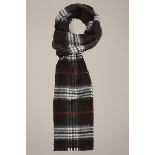 Szal Brązowo-Szary w Kratę ze sklepu Lancerto S.A. w kategorii Dodatki męskie - zdjęcie 187623796