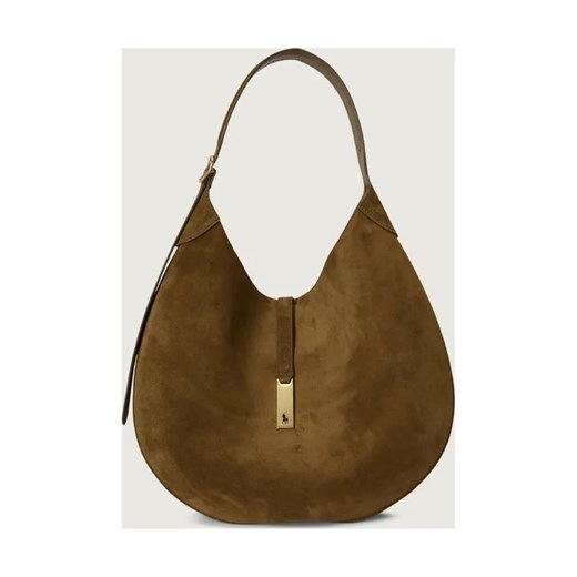 POLO RALPH LAUREN Skórzane hobo ID Collection ze sklepu Gomez Fashion Store w kategorii Torebki hobo - zdjęcie 187623998