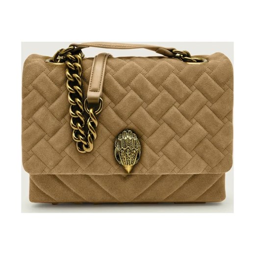 Kurt Geiger Torebka na ramię LARGE KENSINGTON | zamsz ze sklepu Gomez Fashion Store w kategorii Torebki damskie - zdjęcie 187624007
