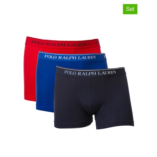 Ralph Lauren Underwear Bokserki (3 pary) w kolorze granatowym, niebieskim i czerwonym ze sklepu Limango Polska w kategorii Majtki męskie - zdjęcie 187625005