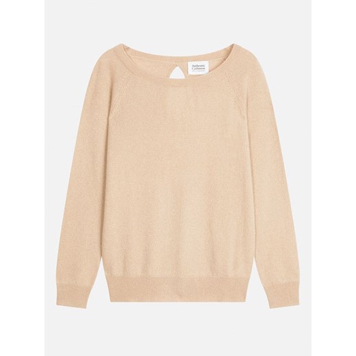 AUTHENTIC CASHMERE Kaszmirowy sweter &quot;Dibona&quot; w kolorze beżowym ze sklepu Limango Polska w kategorii Swetry damskie - zdjęcie 187625066