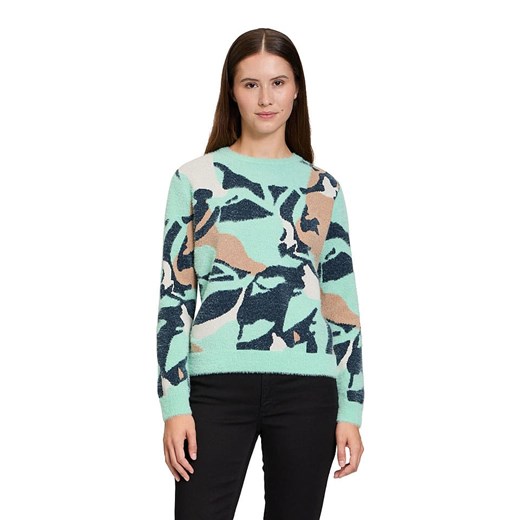 BETTY &amp; CO Sweter w kolorze miętowo-beżowo-granatowym ze sklepu Limango Polska w kategorii Swetry damskie - zdjęcie 187625148