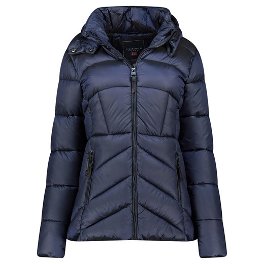 Geographical Norway Kurtka pikowana &quot;Blanche&quot; w kolorze granatowym ze sklepu Limango Polska w kategorii Kurtki damskie - zdjęcie 187625535