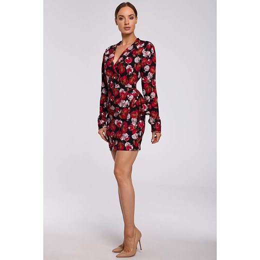 made of emotion Sukienka w kolorze granatowo-czerwonym ze sklepu Limango Polska w kategorii Sukienki - zdjęcie 187626208