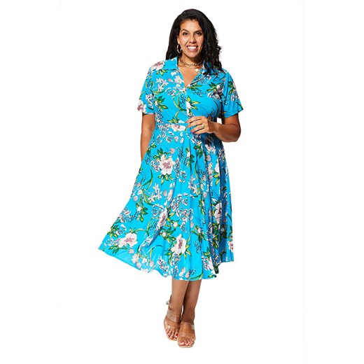 Aller Simplement Sukienka w kolorze turkusowym ze sklepu Limango Polska w kategorii Sukienki - zdjęcie 187626919