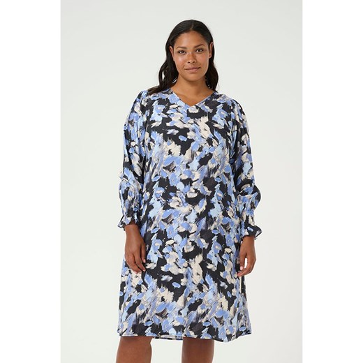 Kaffe Sukienka w kolorze czarno-błękitnym ze sklepu Limango Polska w kategorii Sukienki - zdjęcie 187627287