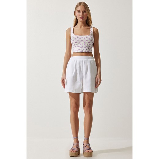 Happiness Istanbul Bermudy w kolorze białym ze sklepu Limango Polska w kategorii Szorty - zdjęcie 187627308