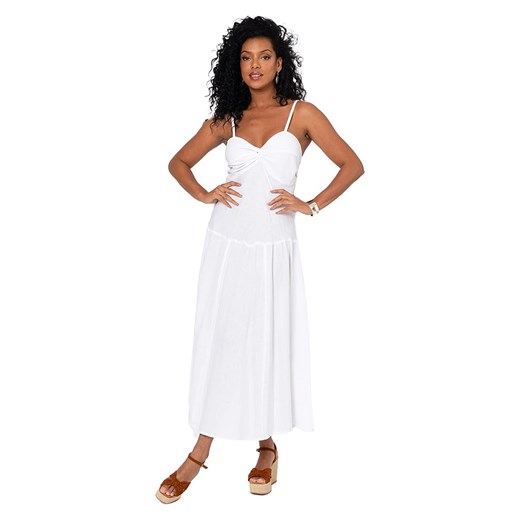 Aller Simplement Sukienka w kolorze białym ze sklepu Limango Polska w kategorii Sukienki - zdjęcie 187627398