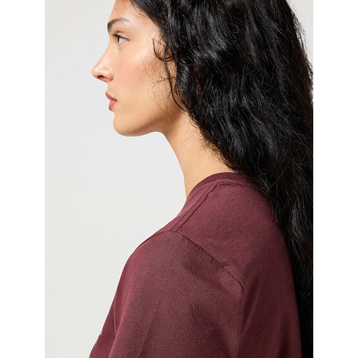 Wrangler Koszulka w kolorze bordowym Wrangler M okazja Limango Polska