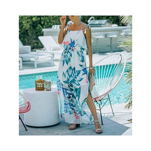 LA Angels Sukienka w kolorze niebiesko-jasnoróżowo-białym ze sklepu Limango Polska w kategorii Sukienki - zdjęcie 187627606