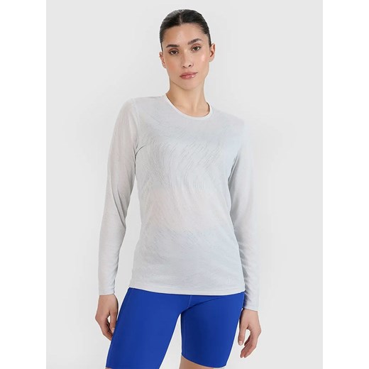 4F Koszulka funkcyjna w kolorze białym ze sklepu Limango Polska w kategorii Bluzki damskie - zdjęcie 187627918