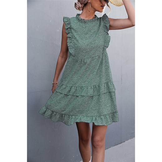 Ariel Tesoro Sukienka w kolorze zielono-białym ze sklepu Limango Polska w kategorii Sukienki - zdjęcie 187627976