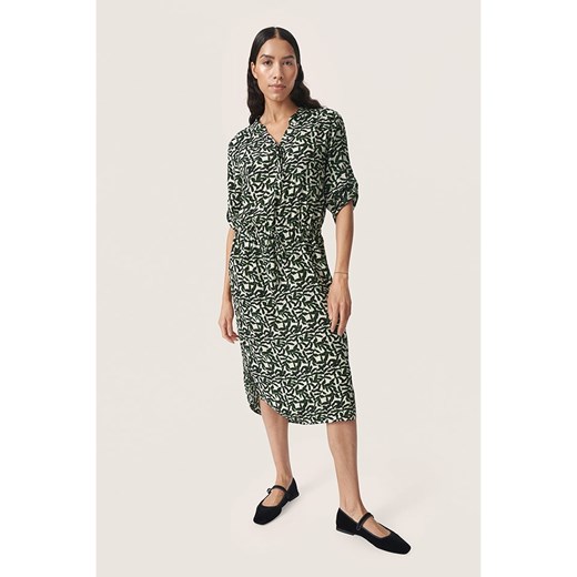 Soaked in Luxury Sukienka w kolorze zielono-czarno-białym ze sklepu Limango Polska w kategorii Sukienki - zdjęcie 187628388