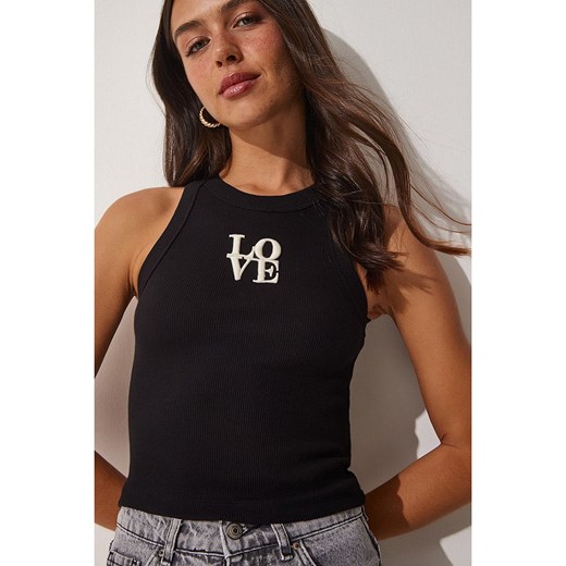 Happiness Istanbul Top w kolorze czarnym ze sklepu Limango Polska w kategorii Bluzki damskie - zdjęcie 187628535