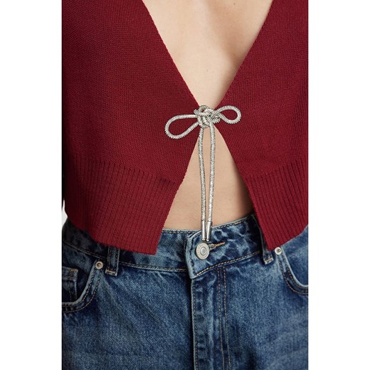 trendyol Kardigan w kolorze czerwonym Trendyol L okazja Limango Polska