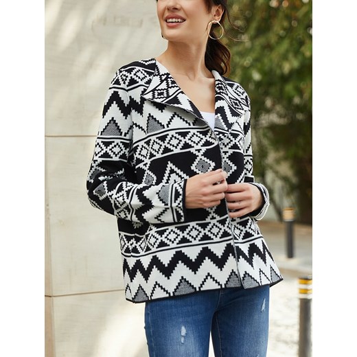 LA Angels Kardigan w kolorze czarno-kremowym La Angels S okazja Limango Polska