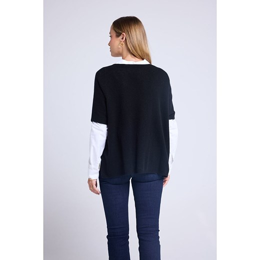 Maison Héritage Cashmere Kaszmirowy sweter w kolorze czarnym Maison Héritage Cashmere S/M wyprzedaż Limango Polska