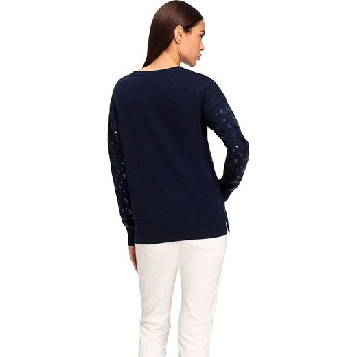 Heine Sweter w kolorze granatowym Heine 40 wyprzedaż Limango Polska