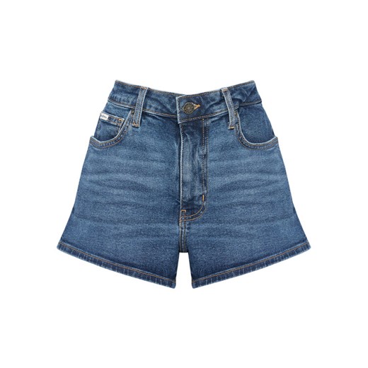 Guess Jeans Szorty jeansowe W5YD0Y D5R11 Niebieski Regular Fit ze sklepu MODIVO w kategorii Szorty - zdjęcie 187630117