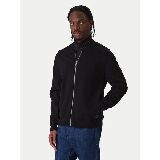 Calvin Klein Kardigan LV040EM324 Czarny Regular Fit ze sklepu MODIVO w kategorii Swetry męskie - zdjęcie 187630125