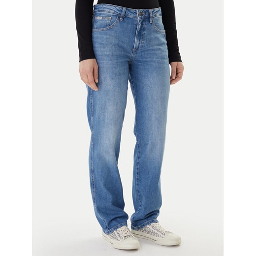 Guess Jeans Jeansy W5YA0I D0022 Niebieski Boyfriend Fit ze sklepu MODIVO w kategorii Jeansy damskie - zdjęcie 187630135