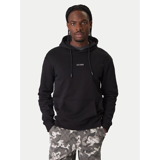 Guess Bluza Z6RQ18 KAIJ1 Czarny Regular Fit ze sklepu MODIVO w kategorii Bluzy męskie - zdjęcie 187630137
